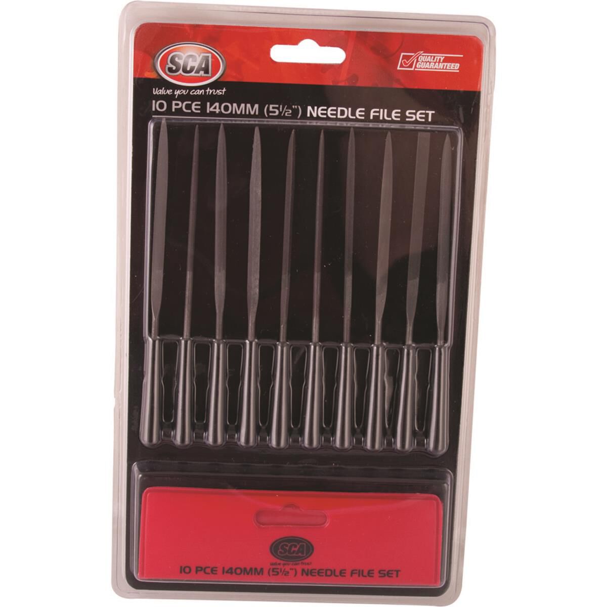 SCA Needle File Set - 140mm, 10 Piece, , scanz_hi-res