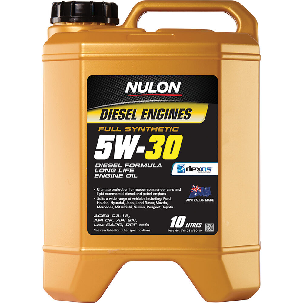 Nulon Full Synthetic Long Life Diesel Engine Oil 5W30 10 Litre Supercheap Auto New Zealand