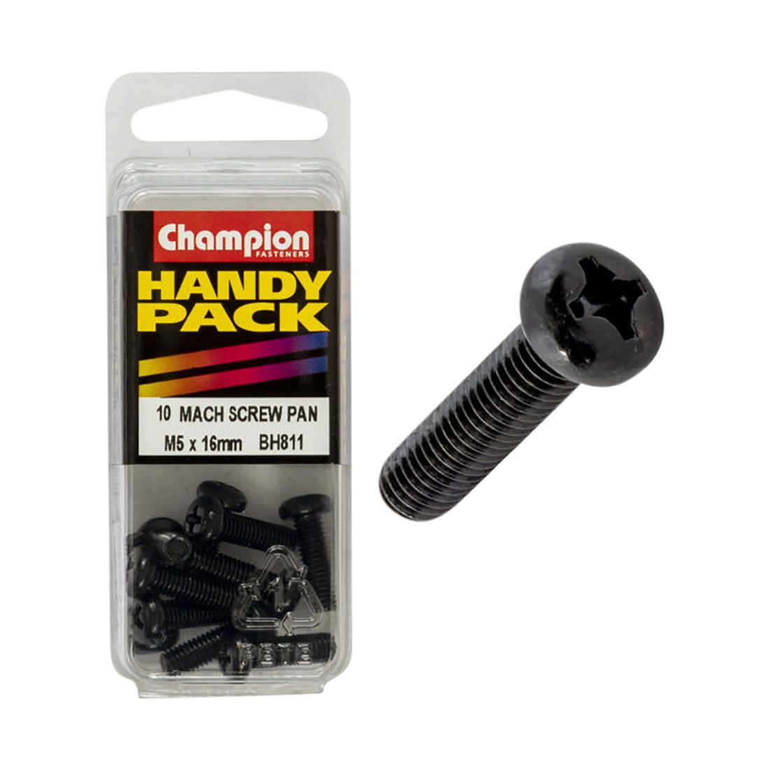 Champion Mach Screws - M5x16mm, BH808, Handy Pack, , scanz_hi-res
