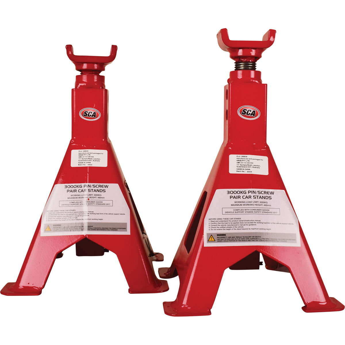 SCA Car Stands Screw Pin 3000kg Supercheap Auto New Zealand