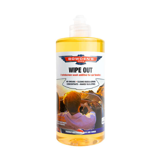 Bowden's Own Wipe Out Windscreen Washer Additive 500mL, , scanz_hi-res