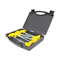 OZtrail 150mm Screw in Tent Peg - Set of 15, , scanz_hi-res