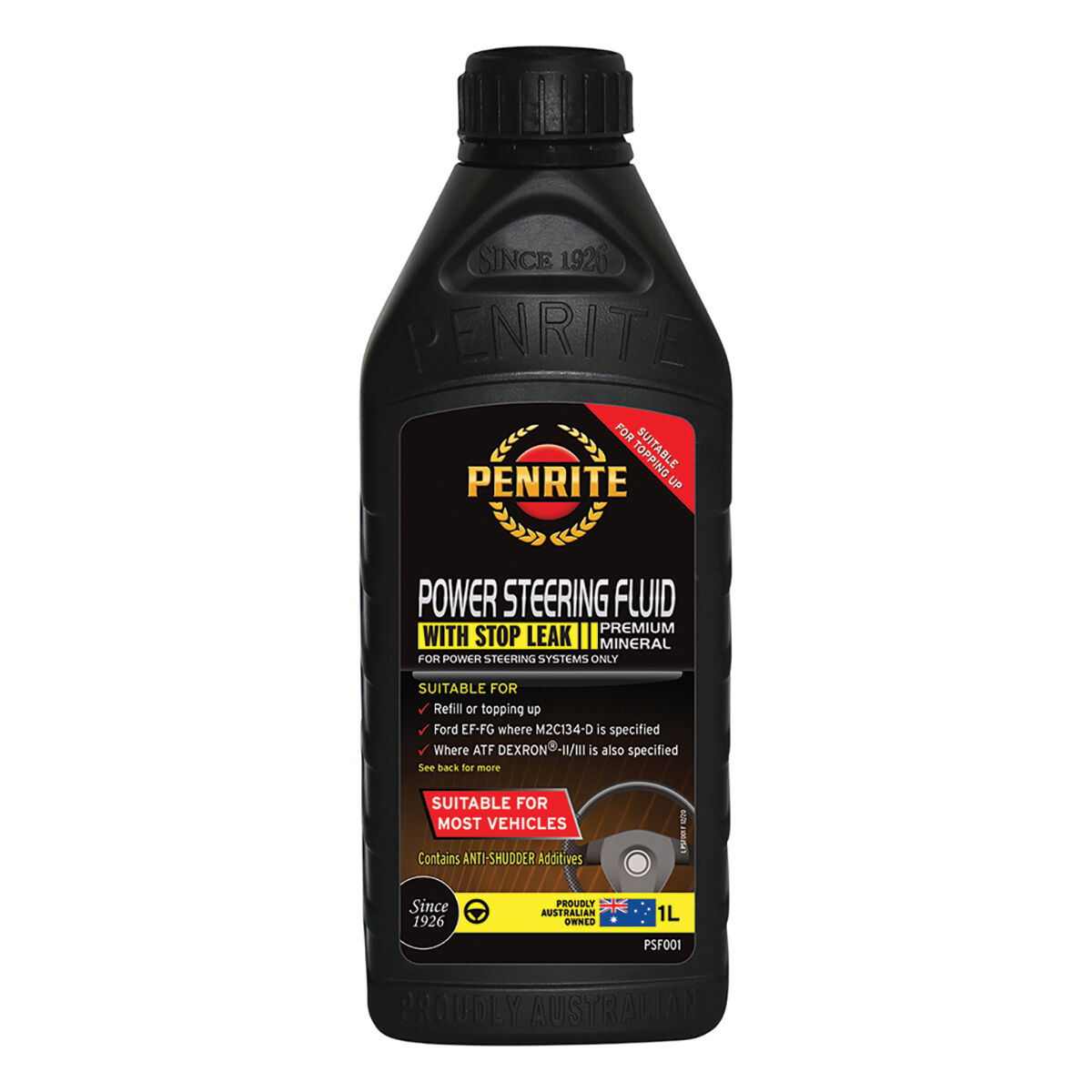Power Steering Fluid & Stop Leak - 1 Litre, , scanz_hi-res