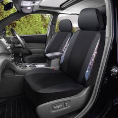 SCA Ombre Bling Leather Look Front Seat Covers, , scanz_hi-res