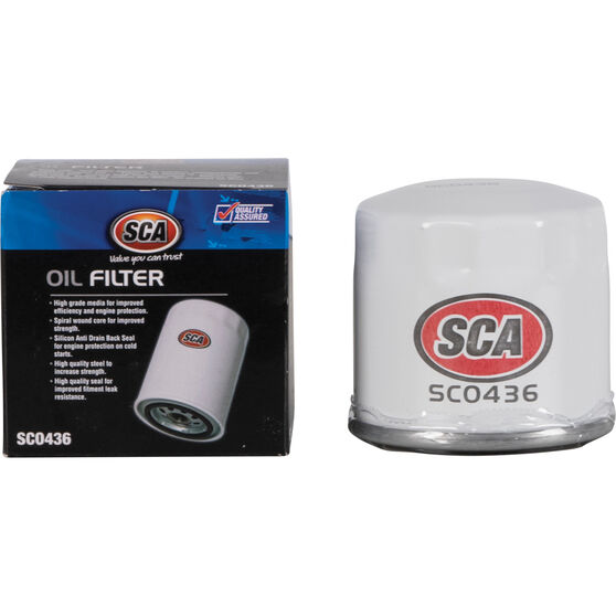 SCA Oil Filter SCO436 (Interchangeable with Z436), , scanz_hi-res