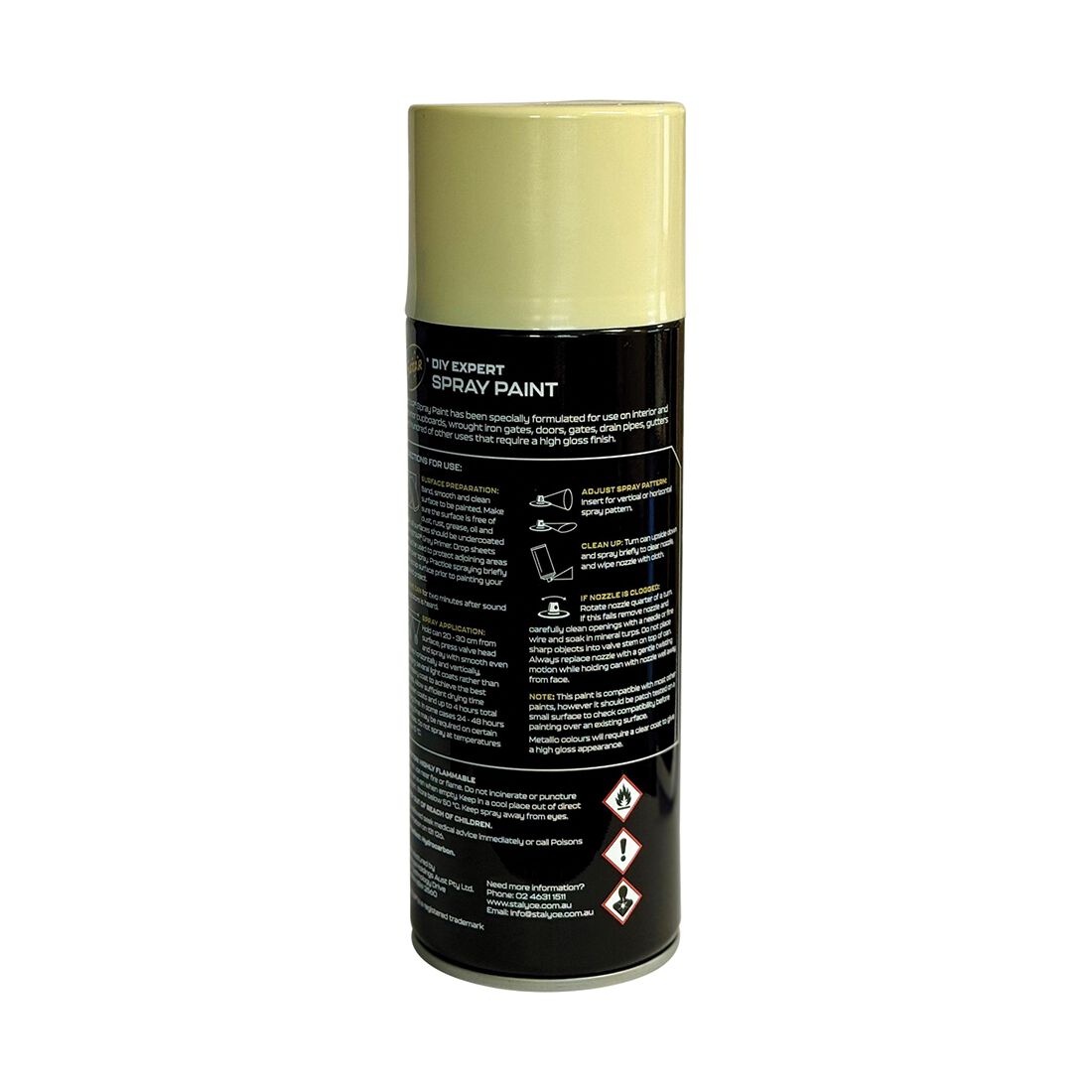 5 Star Enamel Spray Paint Heritage Cream 250g, , scanz_hi-res