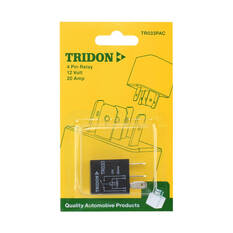 Tridon Relay - Micro, 12V 20 AMP 4 Pin, Non Outage - TR033PAC, , scanz_hi-res