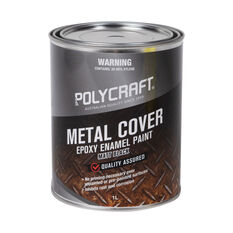 Polycraft Metal Cover Matt Black 1 Litre, , scanz_hi-res