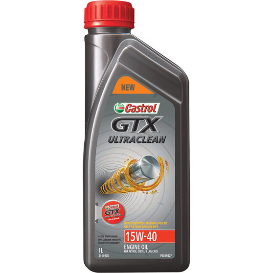 Castrol GTX Ultra Clean Engine Oil - 15W-40, 1 Litre, , scanz_hi-res