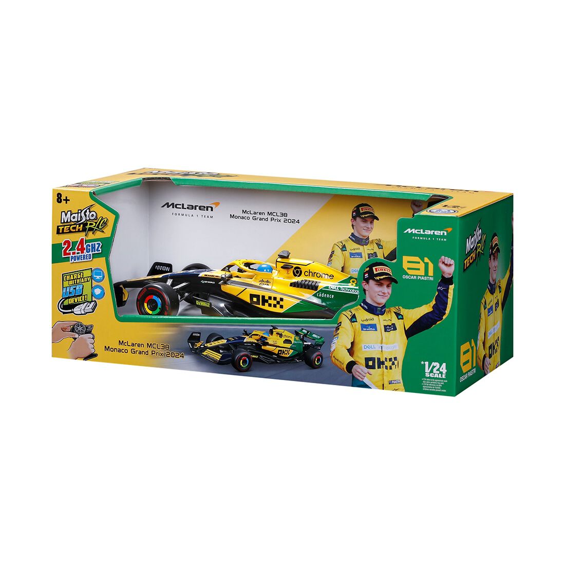 McLaren Oscar #81 2024 1:24 RC Car, , scanz_hi-res