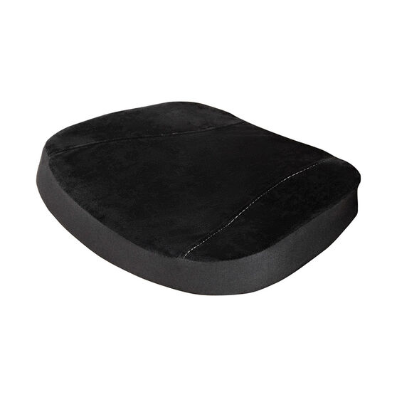 Cabin Crew Memory Foam Seat Cushion Black, Velour Supercheap Auto