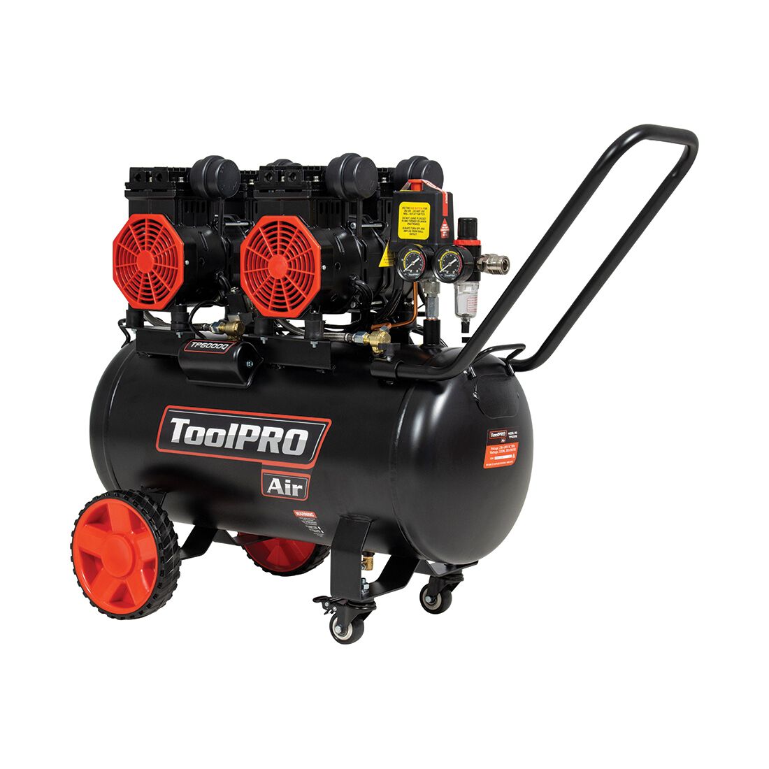 ToolPRO Air Compressor Silenced 2.75HP 50 Litre tank, , scanz_hi-res