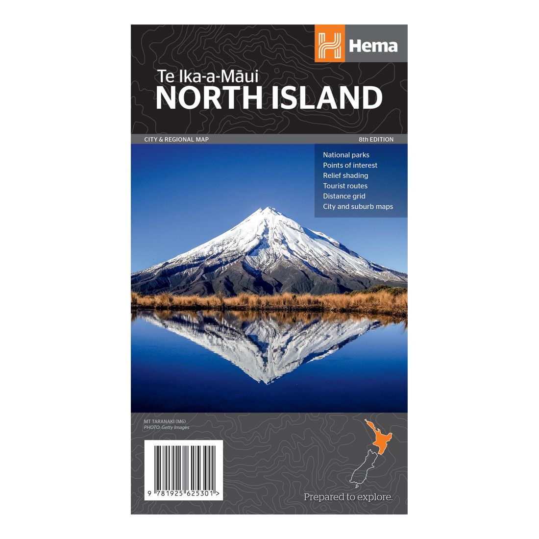 HEMA North Island New Zealand Map, , scanz_hi-res