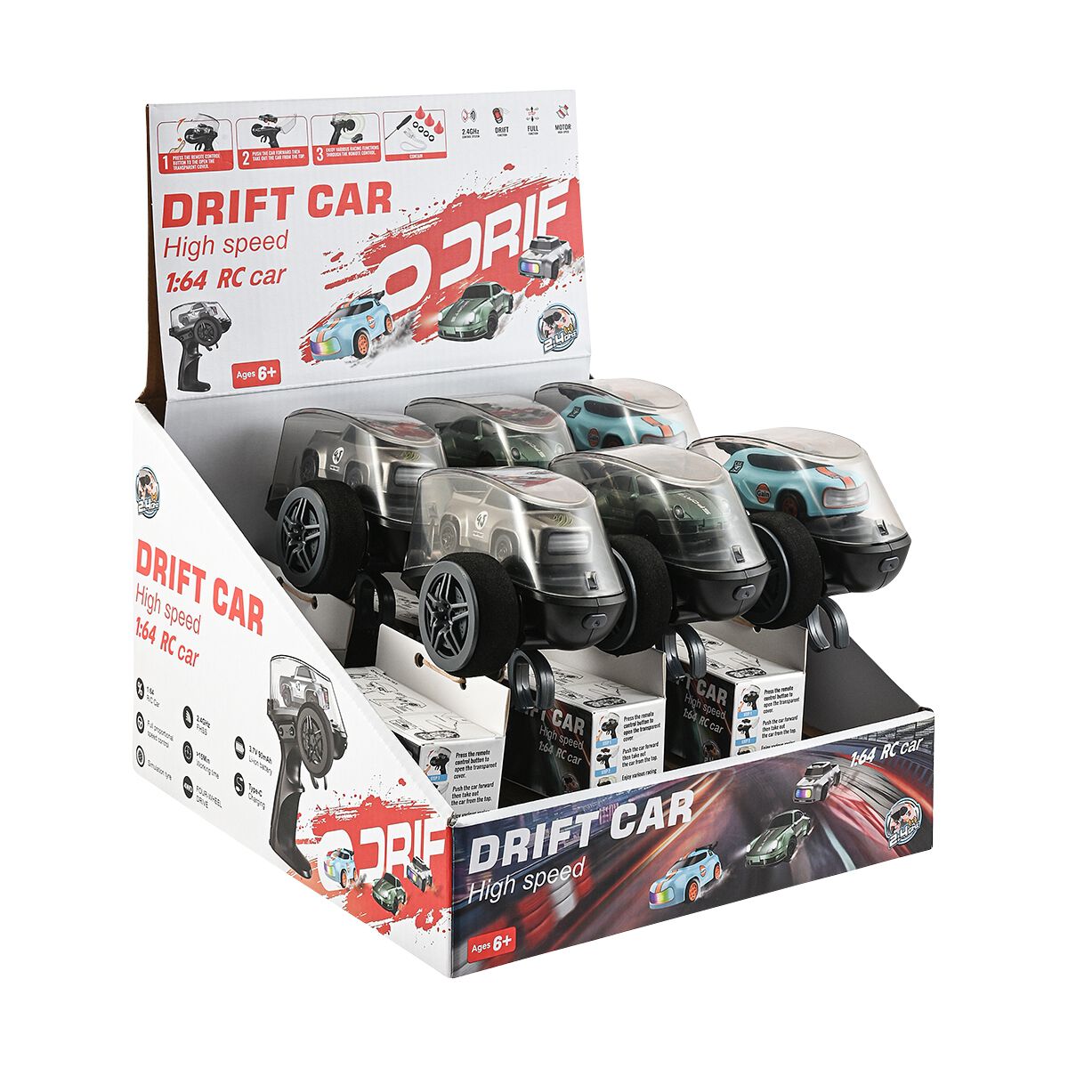 Remote Control Car Assorted 1:64 (Single), , scanz_hi-res
