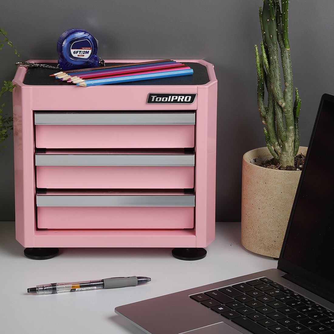 ToolPRO Mini Edge Tool Cabinet Pink, , scanz_hi-res