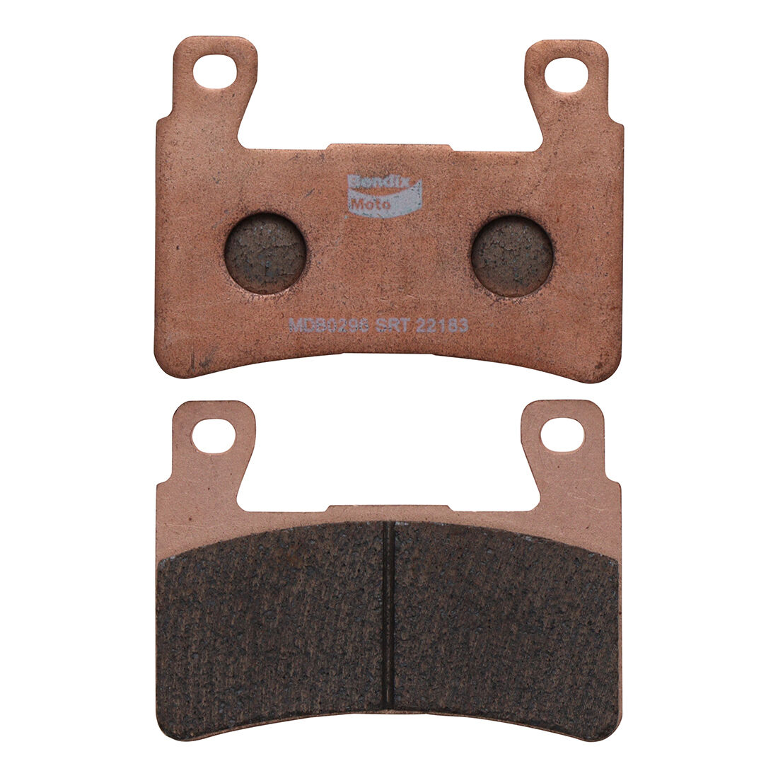 Bendix Street Road Track Motorcycle Disc Brake Pads - MDB0296-SRT, , scanz_hi-res