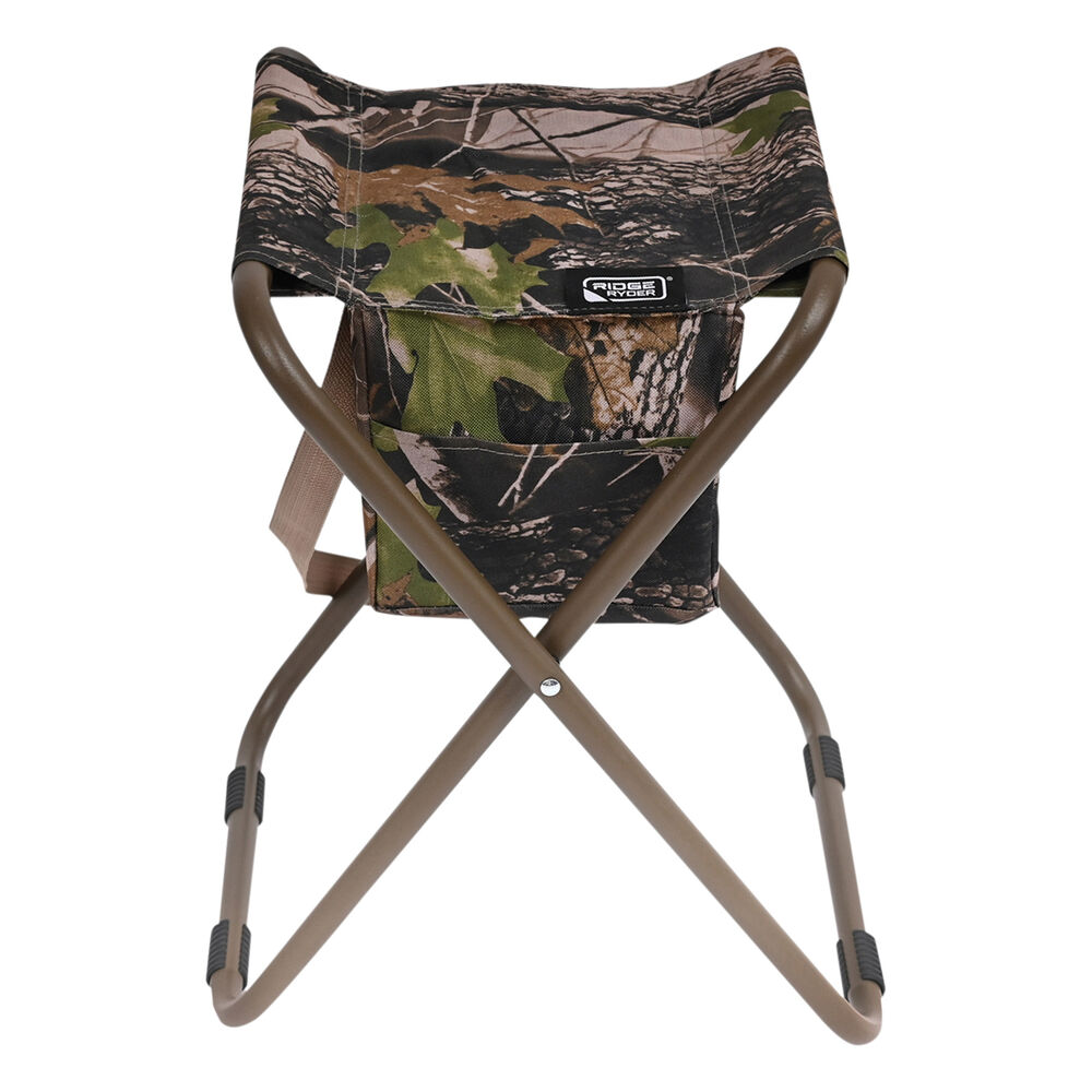 Ridge Ryder Camouflage Folding Stool with Storage Supercheap Auto New Zealand