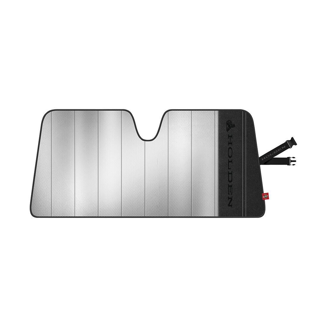 Holden Heritage Modore Accordion Sunshade - Silver/Black, , scanz_hi-res