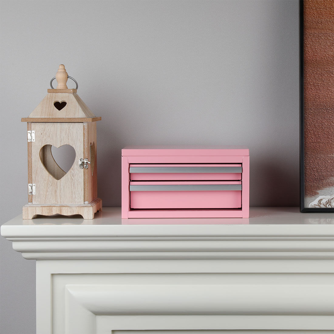 ToolPRO Mini Tool Chest 2 Drawer Pink, , scanz_hi-res