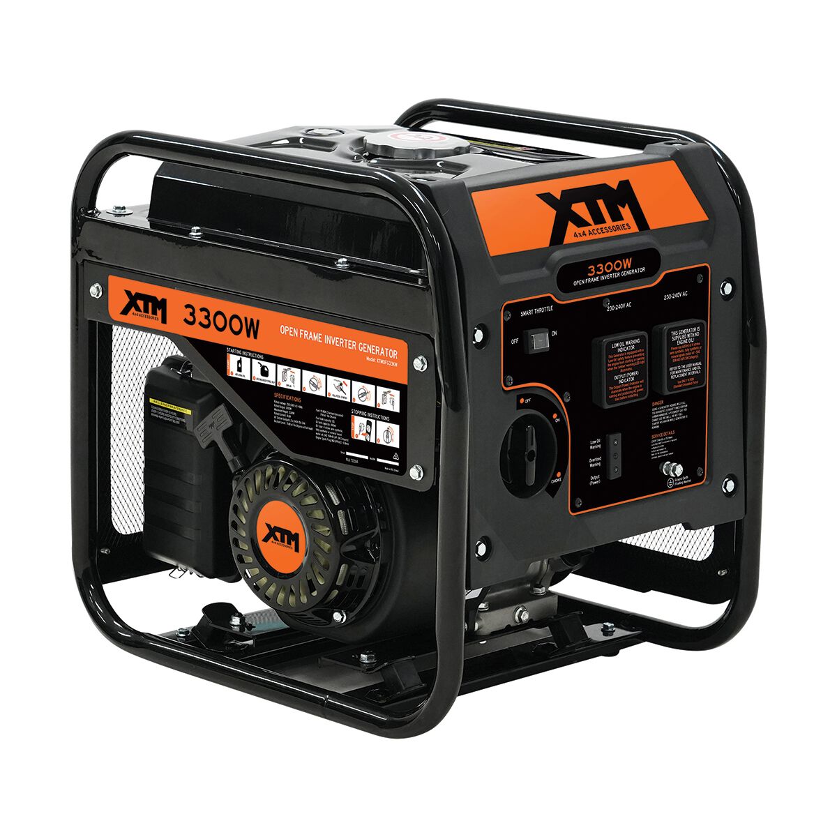 XTM 3300W Inverter Generator Open Frame, , scanz_hi-res