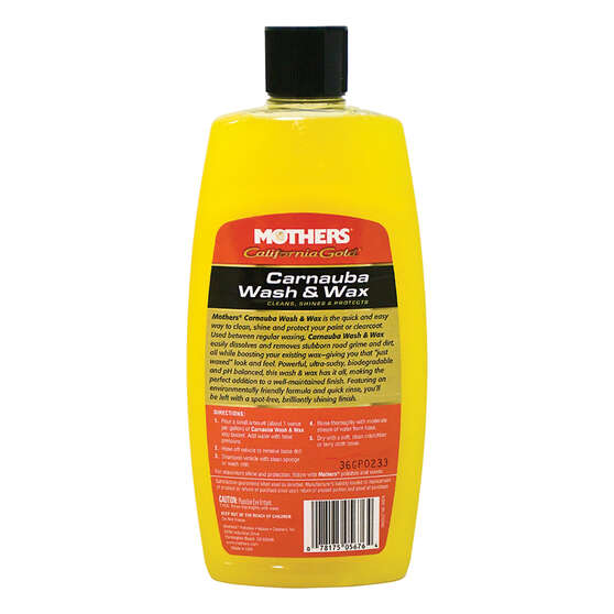 Mothers California Gold Carnauba Wash & Wax - 473mL, 655676, , scanz_hi-res