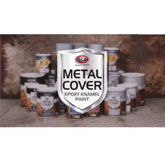 SCA Metal Cover Enamel Rust Paint, Gloss White - 300g, , scanz_hi-res