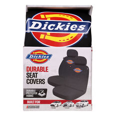 Dickies Polyester OG Logo Seat Covers Black Adjustable Headrests Airbag Compatible, , scanz_hi-res