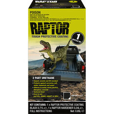 Raptor 2K Bedliner Kit, Black - 1 Litre, , scanz_hi-res