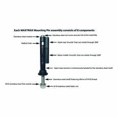 Maxtrax Mounting Pin Set MKII, , scanz_hi-res