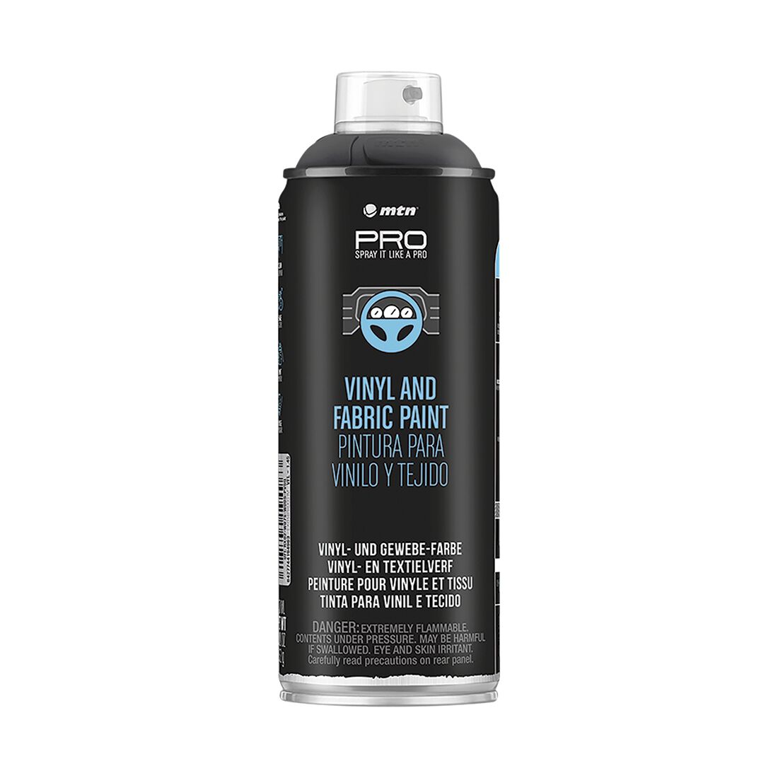 MTN PRO Vinyl & Fabric Paint Charcoal 400ml Spray Paint, , scanz_hi-res