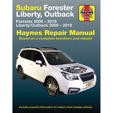 Haynes Repair Manual Subaru Forester 2008-2018, Liberty, Outback 2009-2019 89712, , scanz_hi-res