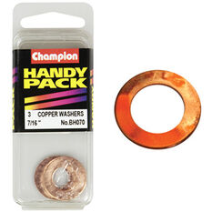 Champion Handy Pack Copper Washers BH070, 7/16", , scanz_hi-res