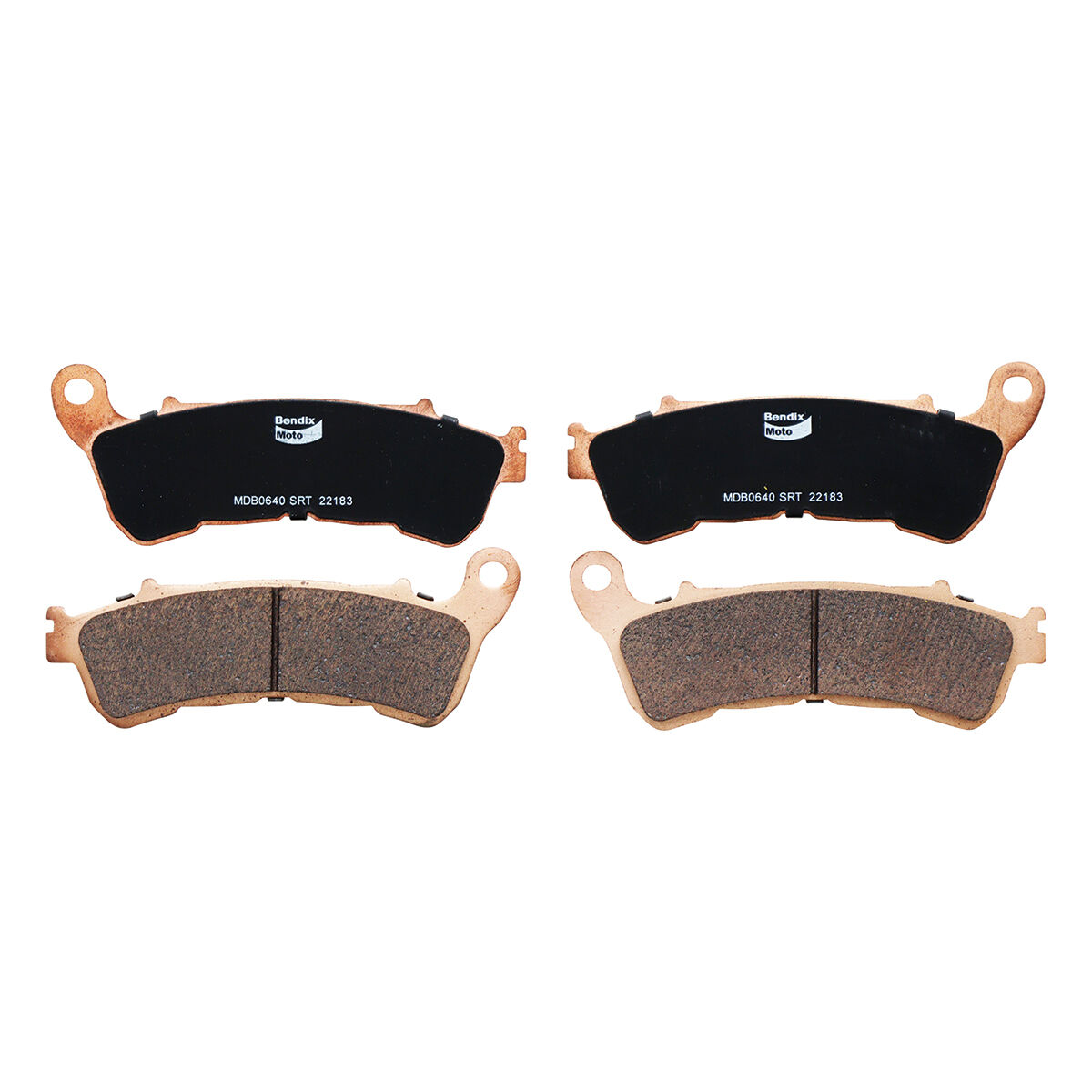 Bendix Street Road Track Motorcycle Disc Brake Pads - MDB0640-SRT, , scanz_hi-res