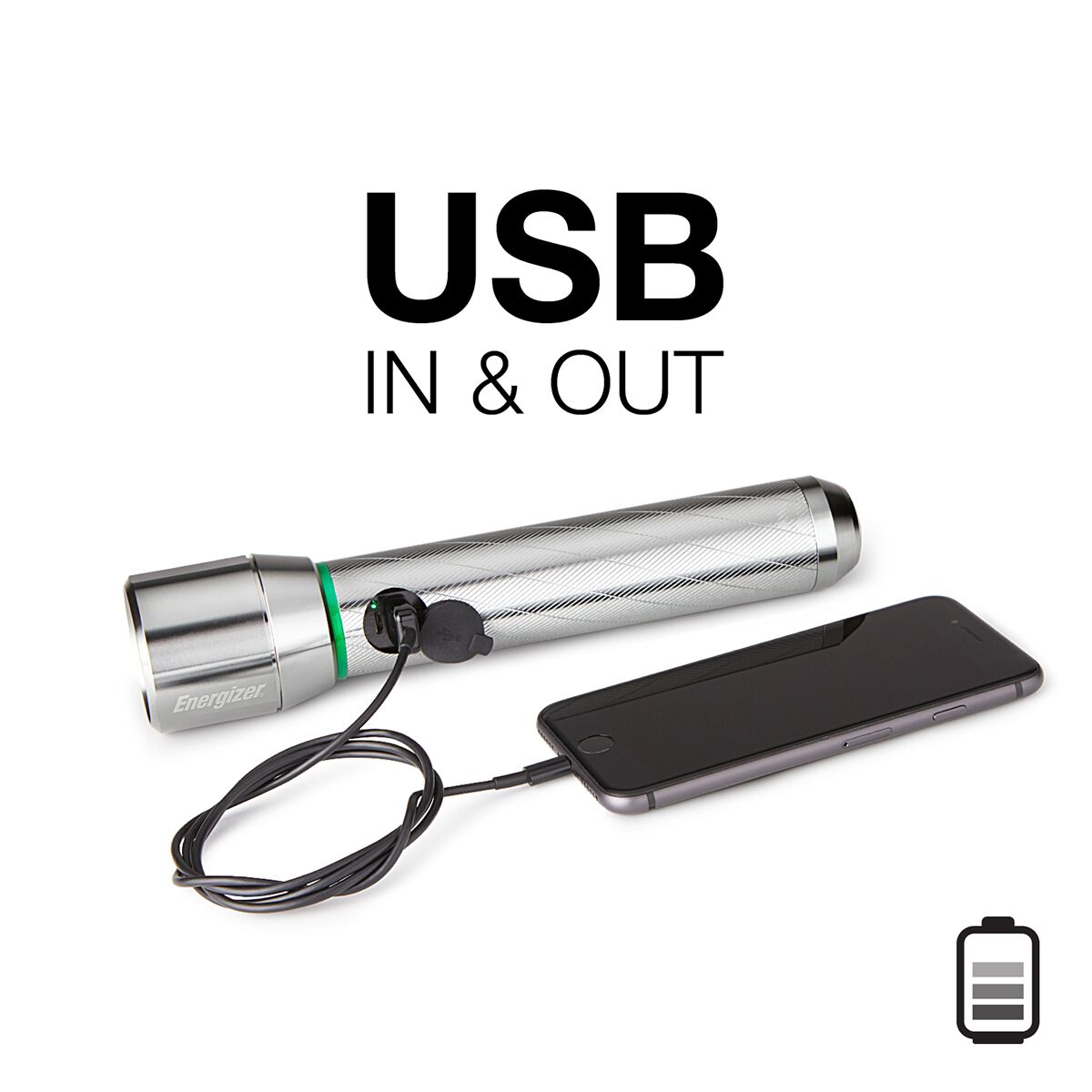 Energizer Vision HD Rechargeable LED Torch, , scanz_hi-res