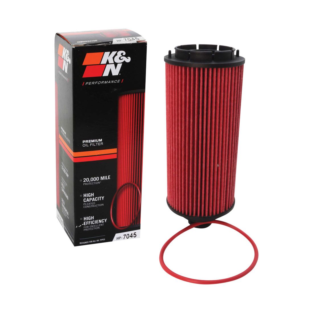 K&N Performance Gold Cartridge Oil Filter HP-7045, , scanz_hi-res