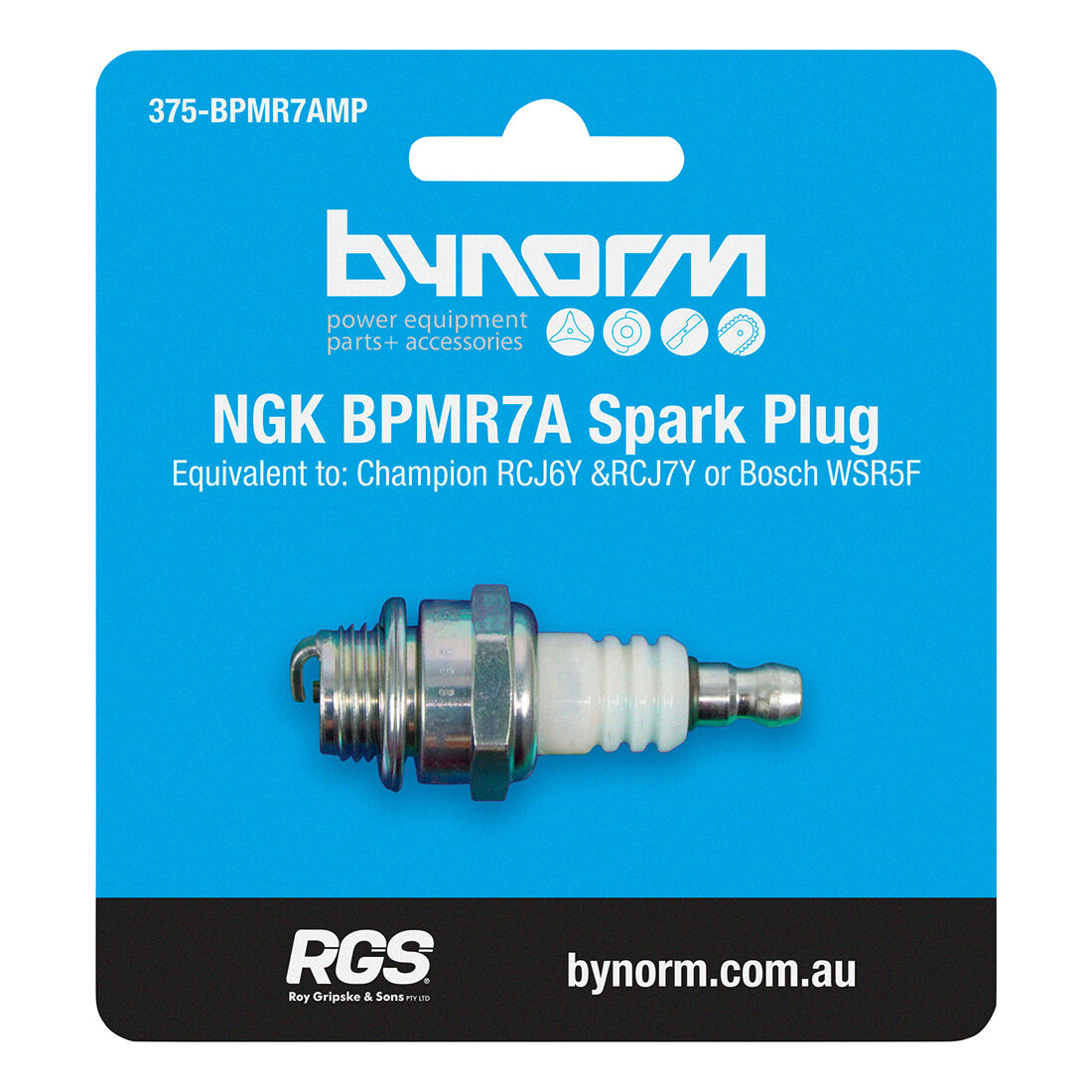 Bynorm NGK BPMR7A Mower Spark Plug, , scanz_hi-res