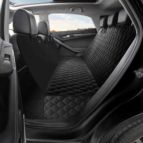 Cabin Crew Pets Repreve Hammock Seat Protector Black, , scanz_hi-res