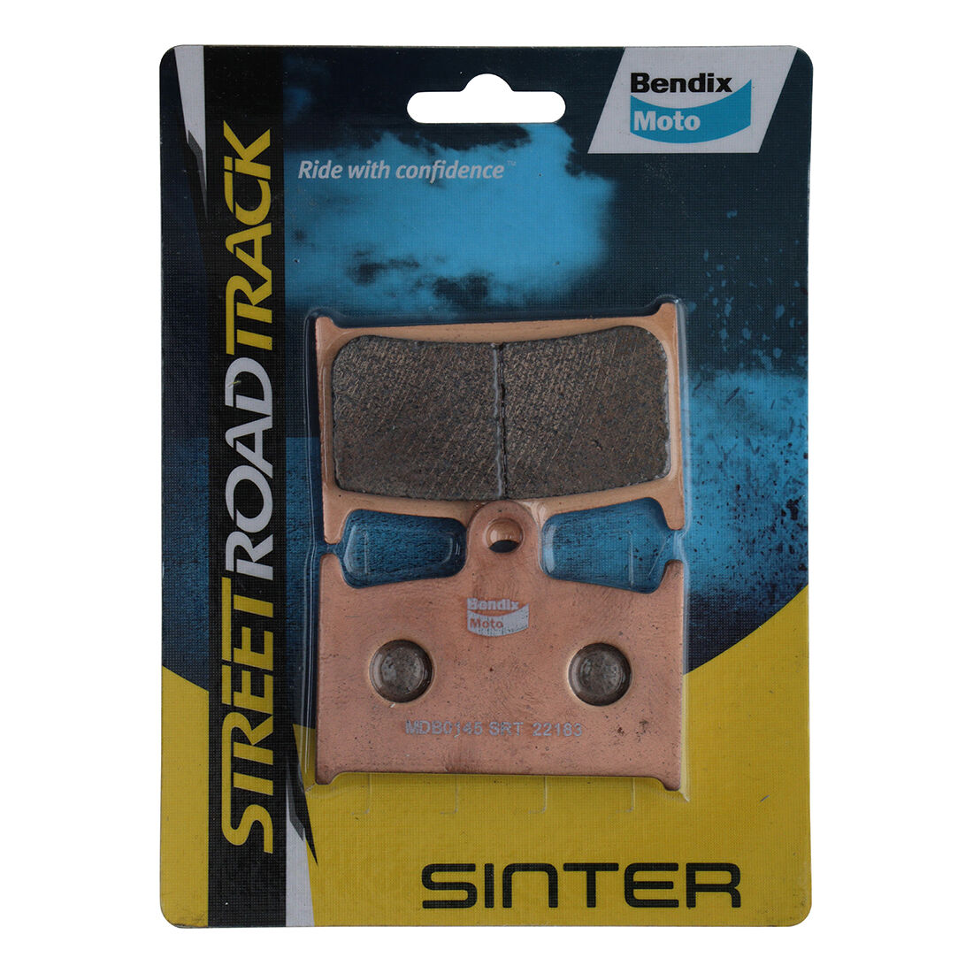 Bendix Street Road Track Motorcycle Disc Brake Pads - MDB0145-SRT, , scanz_hi-res