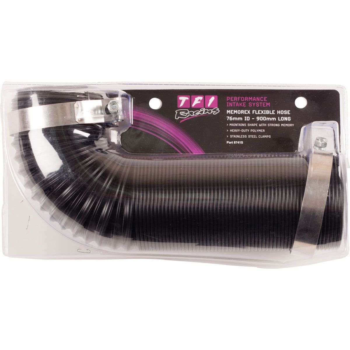 Memorex Air Induction Pipe - Black, 76mm, , scanz_hi-res