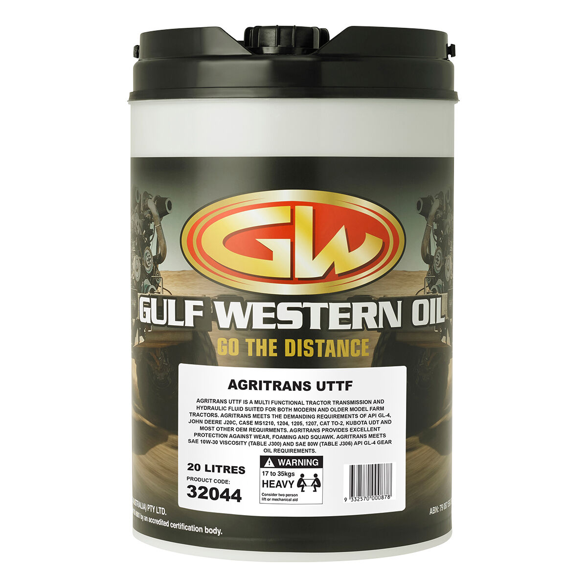 Gulf Western Agritrans UTTF 10W-20 20 Litre, , scanz_hi-res