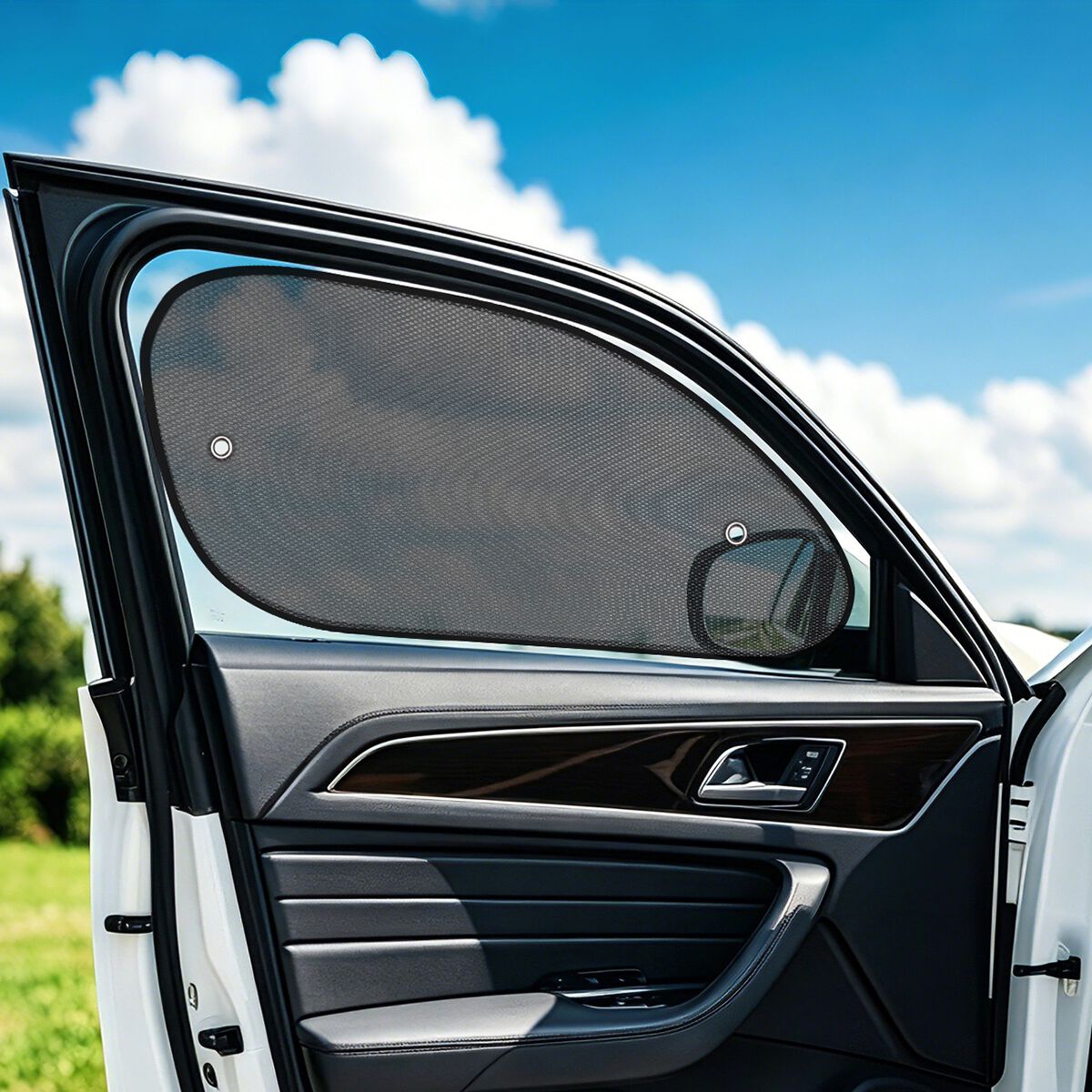 SCA Window Shade Side Contour Mesh Pair, , scanz_hi-res