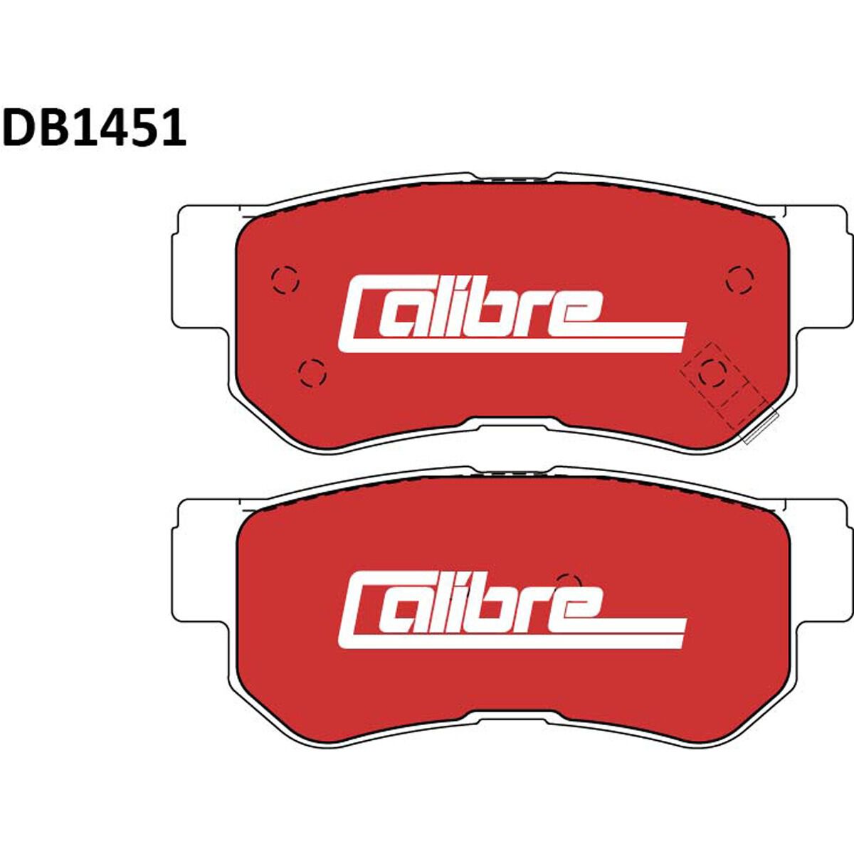 Calibre Disc Brake Pads DB1451CAL, , scanz_hi-res