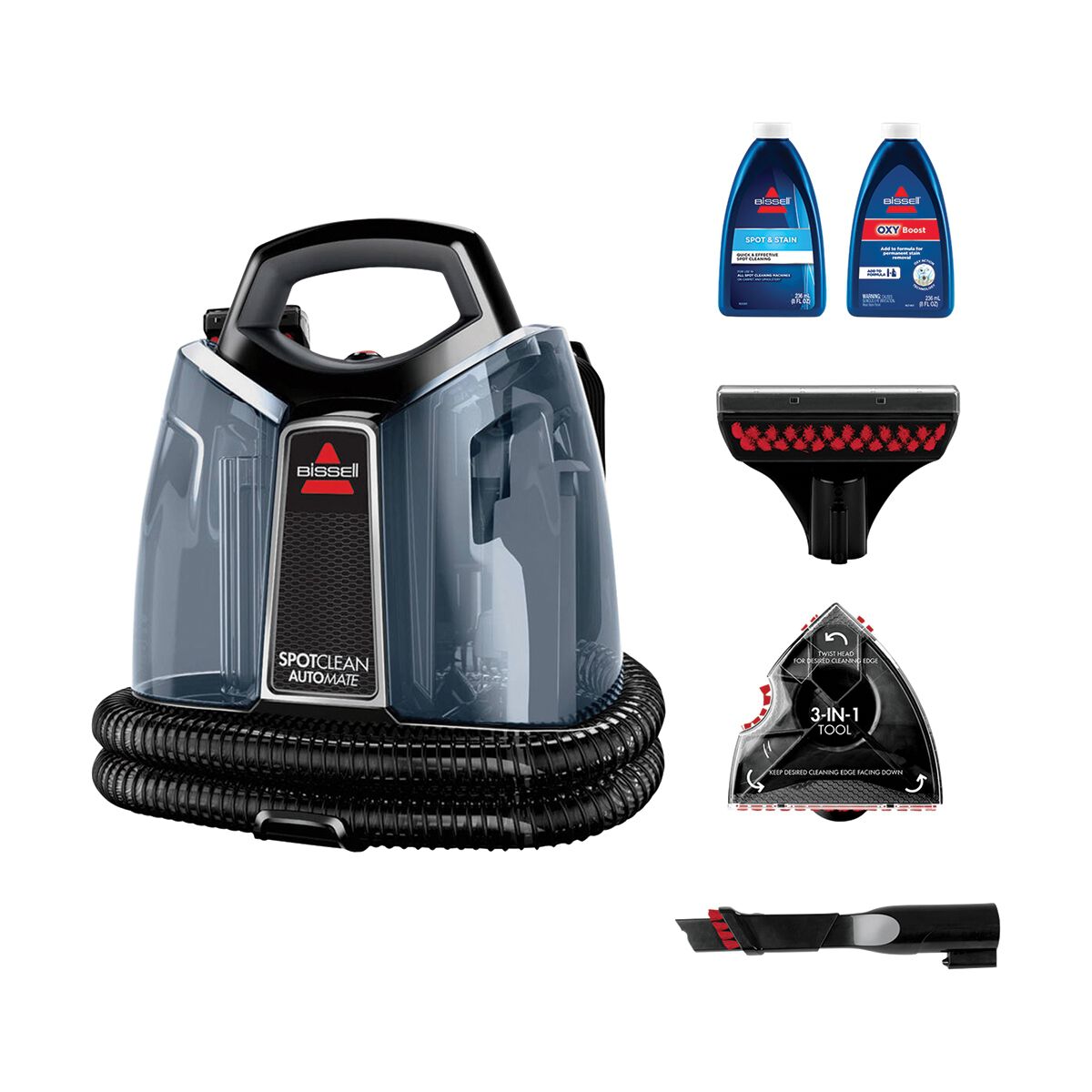 Bissell Spot Clean AutoMate Carpet & Upholstery Cleaner with 2.2m Hose, , scanz_hi-res