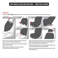 Holden Heritage 2-piece Belmont Front Seat Covers - Black, , scanz_hi-res