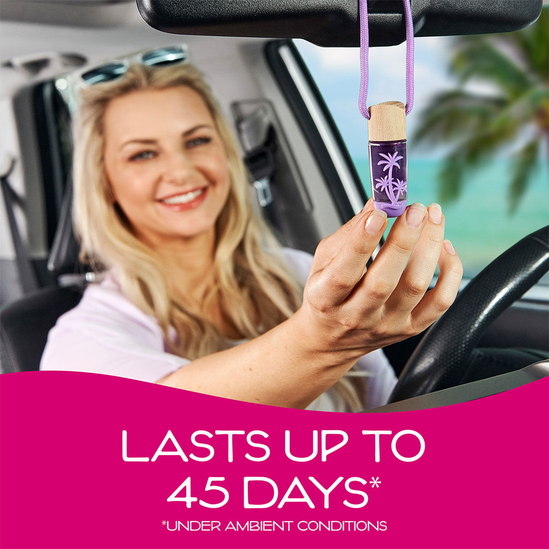 California Scents Hanging Vial Monterey Vanilla Car Air Freshener - 1PK, , scanz_hi-res