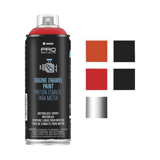 MTN PRO Engine Enamel Red 400ml Spray Paint, , scanz_hi-res