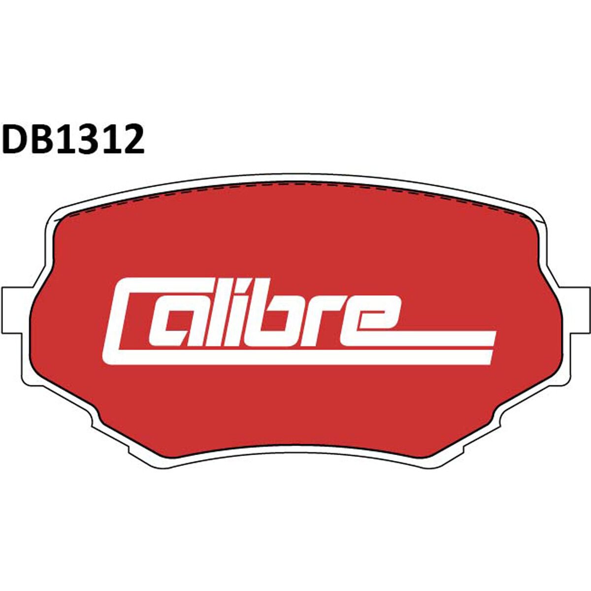 Calibre Disc Brake Pads DB1312CAL, , scanz_hi-res