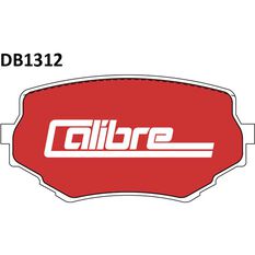 Calibre Disc Brake Pads DB1312CAL, , scanz_hi-res