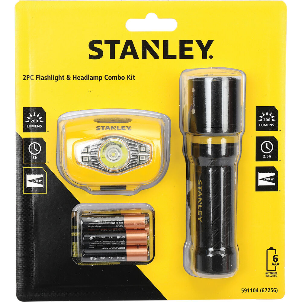 Stanley Flashlight & Headlamp Combo Supercheap Auto New Zealand