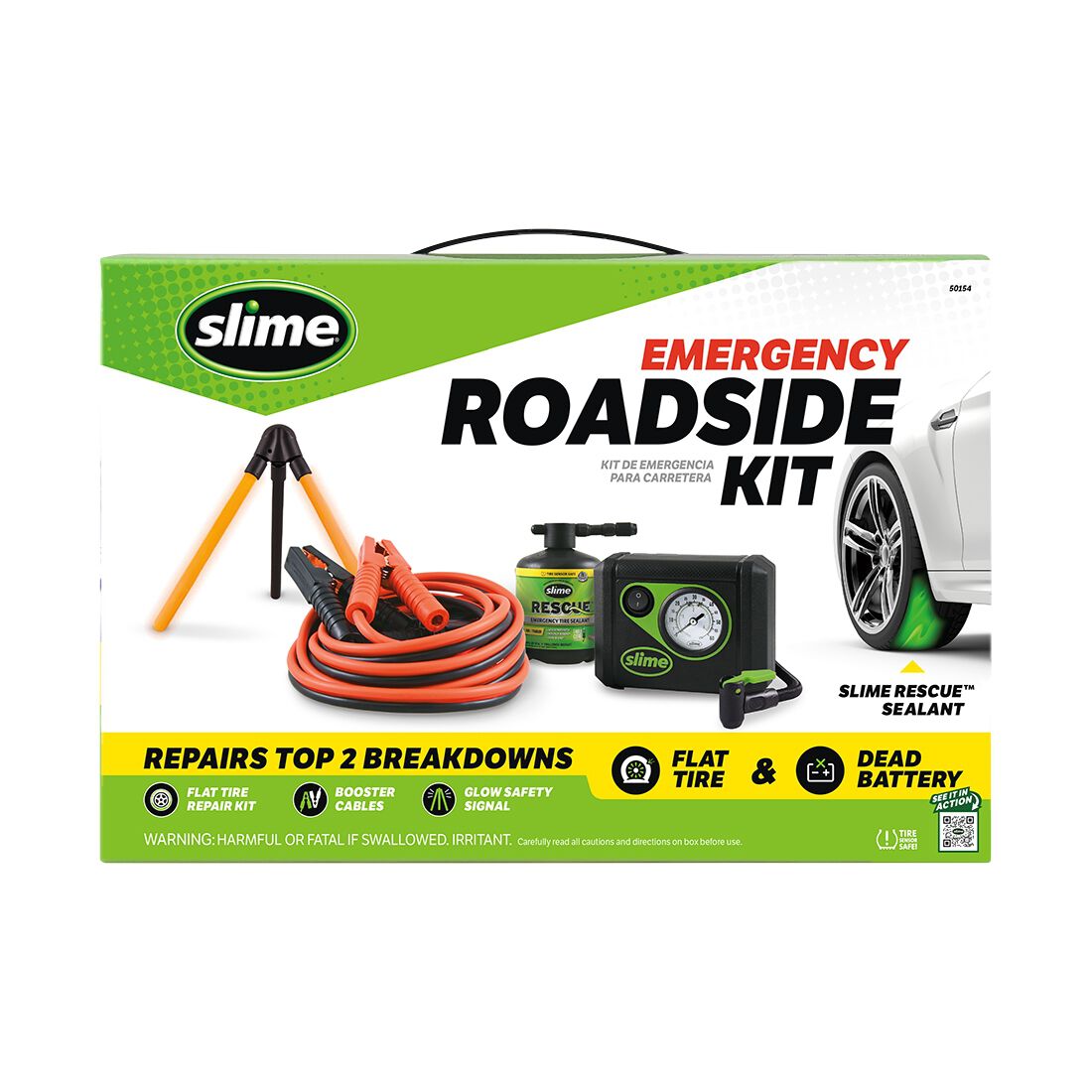 Slime Emergency Roadside Safety Kit, , scanz_hi-res